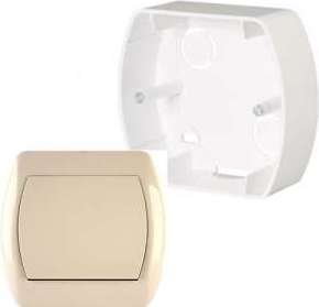 Karlik Puszka montażowa pozioma Pojedyncza 1PTH-1 beżowy