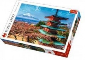 Trefl Puzzle 1500 elementów. Góra Fudżi