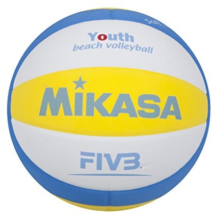Mikasa Ball Sbv Youth Beachvolleyball, Blau/Weiß//Glb,, 5, 162 (1629_blau/weiß/gelb_5)
