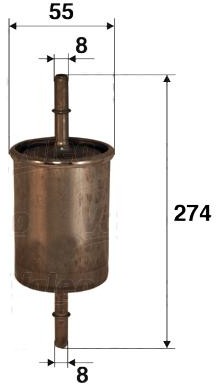 VALEO filtr diesel przeplywowy 587514 587514