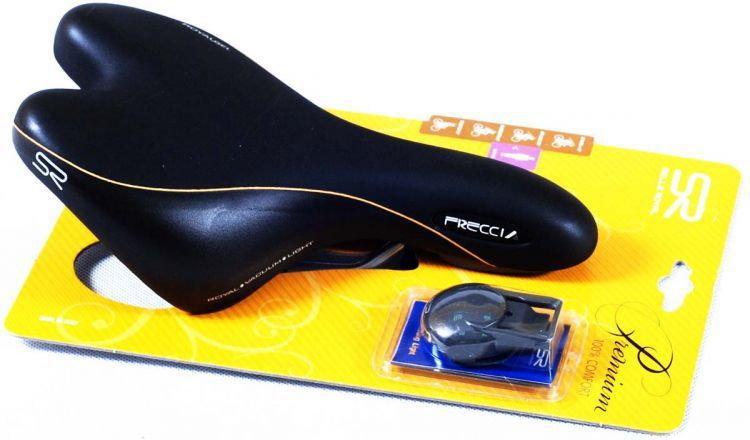 Selle Royal Siodło rowerowe Premium Relaxed Freccia 5107 damskie +lampka Blink (320538)