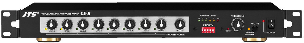 JTS CS-8 - automatyczne miksery mikrofonowe