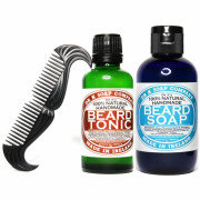 Dr K Soap Company Dr K Soap Deluxe Zestaw do brody: szampon 100ml, tonik 50ml i