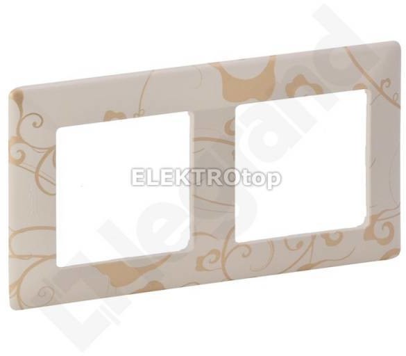 Legrand 754112VALENA LIFE RAMKA X2 KREM FANTAZJA