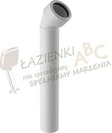 Geberit Kolano odpływowe ze śrubunkiem 45 stopni d40 152222111 biały-alpin