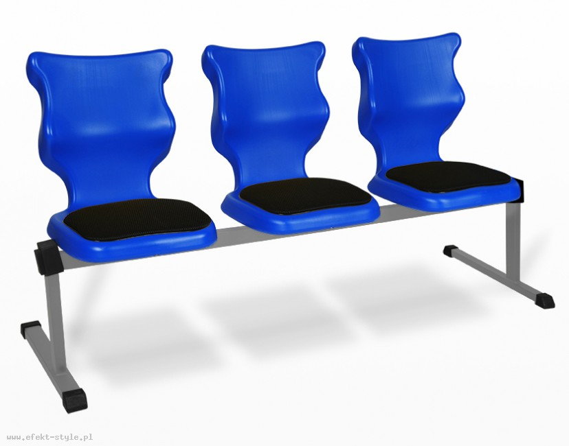 Entelo Zestawy siedziskowe Bench Soft 3 osobowy rozmiar nr 6 niebieski
