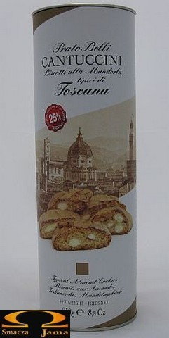 INNY Cantuccini Prato Belli Biscotti Tipici de Toscana tuba 250 g 660D-58808