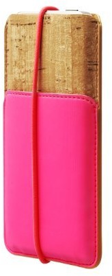 Zenus E-Cork Pouch Neon Pink für Apple iPhone 5/5S/5C