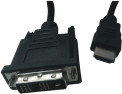Mcab Kabel HDMI na DVI-D Czarny 2m 7300081