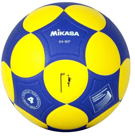Mikasa Korf Ball K4-Ikf, Żółty/Niebieski, 4, 1241