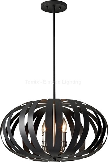Elstead Lighting Lampa wisząca WOODSTOCK kol. Czarny (FE/WOODSTOCK/P/M) - Feiss-