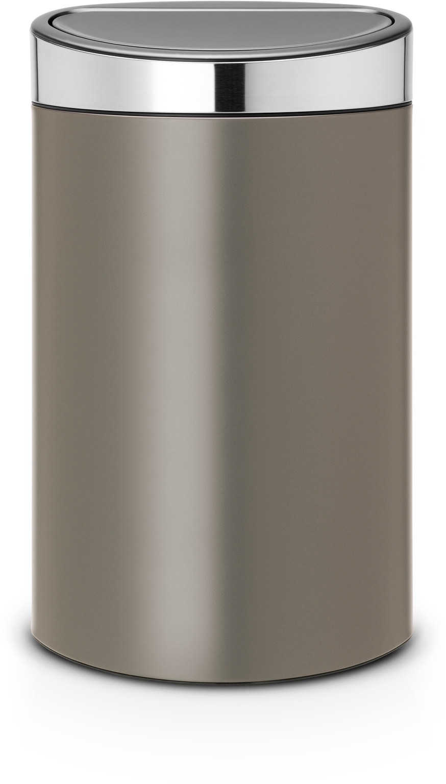Brabantia Kosz na śmieci Touch Bin New 40l platynowy (114885)