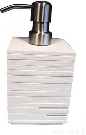 Ridder dozownik do mydła z konglomeratu BRICK White 22150501