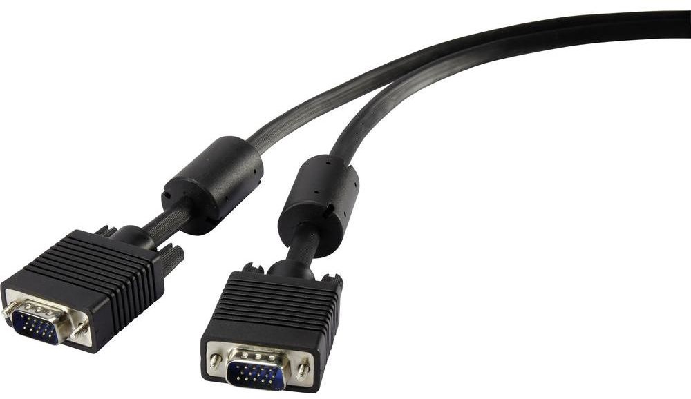Renkforce Kabel VGA Renkforce 1404169 [1x Złącze męskie VGA 1x Złącze męskie VGA ] 10 m czarny