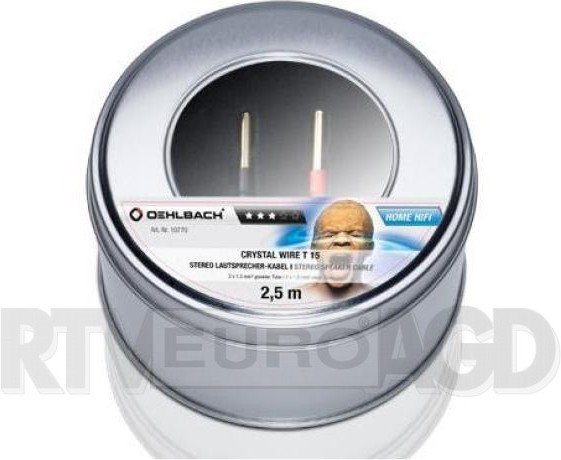 Oehlbach Crystal Wire T15/250 2x1,5mm, 2,5m 10770.000000