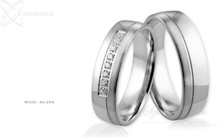 Eminence Obrączki srebrne - wzór Ag-264