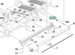 CNH AMORTYZATOR CZUJNIKA STRAT NEW HOLLAND 89513734 - 84131033