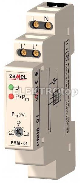 Zamel PMM-01 230V AC Ogranicznik mocy