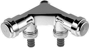 Grohe Osprzęt specjalny WAS podwójny Zawór Einfach 1/2 Chrom 41022000