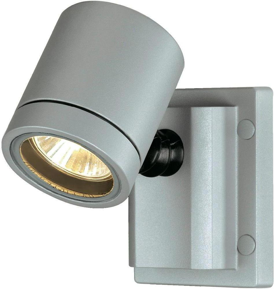 SLV Lampa ścienna zewnętrzna 233104 1x50 W GU10 IP55 (OxW) 7 cmx10.5 cm