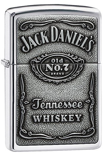 Zippo 1310011 zapalniczka, motyw: Jack Daniel's, chromowana 250JD.427