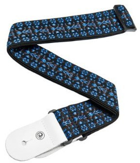 D'Addario Planet Waves 50g05 tkaniny pasek na ramię z tkaniny nylonowej Cotton Strap Collection hondschoote Nanny Blue długość: 1530 MM szerokość: 50 MM 50G05