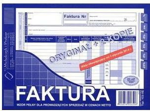 MICHALCZYK&Prokop Druk M FAKTURA A5 PEŁNA + 2 KOPIE 103-xe