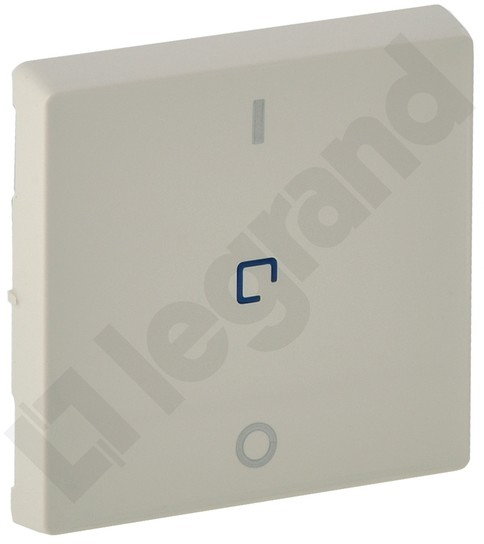 Legrand Valena Life Klawisz łącznika dwubiegunowego z podświetleniem Kremowy
