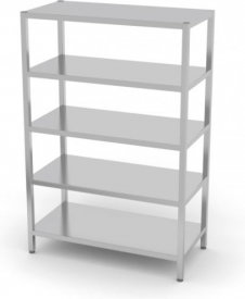 Polgast Regał magazynowy, 5 półek pełnych 1300x700x1800 (h) 335137