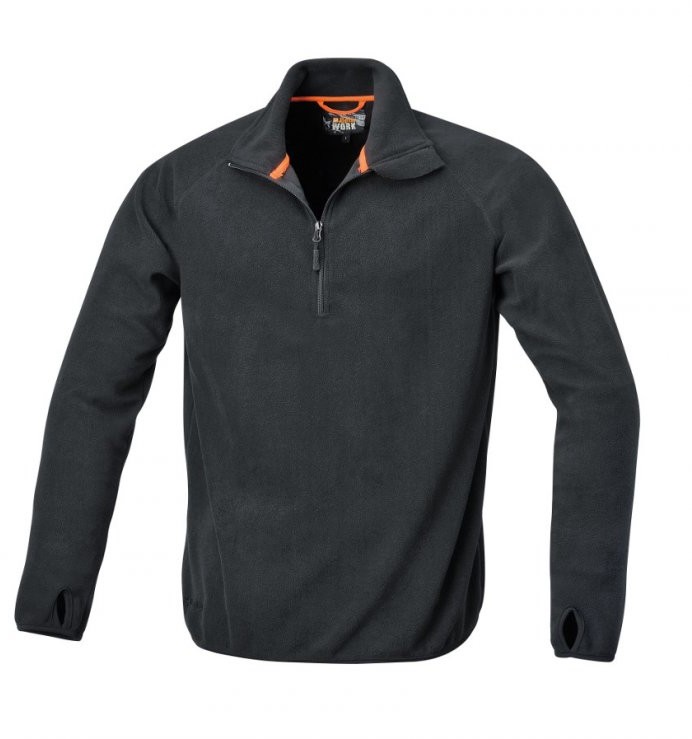 Beta Bluza polarowa lekka 7635N - kolor: czarny, rozmiar XL 076350504