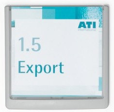 Durable Tabliczka przydrzwiowa Click Sign 149x148,5 mm biała