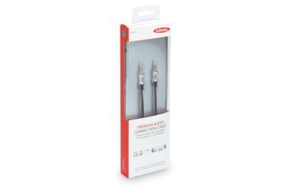 Ednet Kabel połączeniowy Audio MiniJack Stereo Typ 3.5mm/3.5mm M/M szary 1,5m 84 (IP5MCEU2AWH)