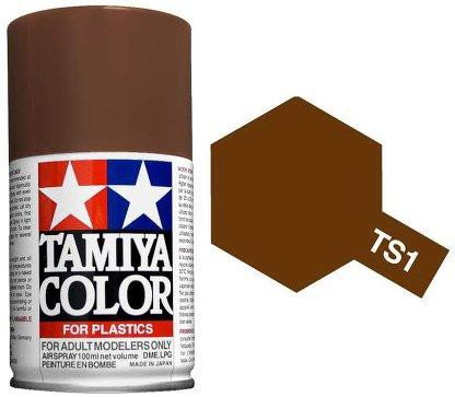 Tamiya Spray TS-1 Red Brown / 100ml 85001