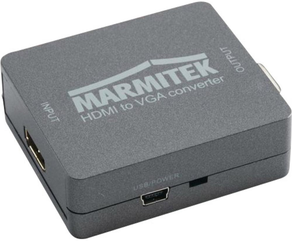 Marmitek  08266 [1x Złącze żeńskie HDMI 2x Złącze żeńskie VGA Złącze żeńskie jack 3 5 mm]