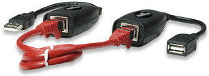 Manhattan Przedłużacz USB po kablu utp - 60m (179300 )
