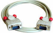 Lindy 31510 Kabel szeregowy RS-232 (COM) wtyk-wtyk -2 m