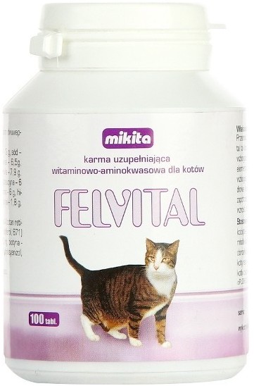 Mikita Felvital 100 tabletek - preparat witaminowo-aminokwasowy MS_3561