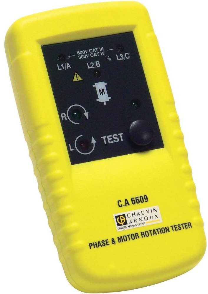 Tester kolejności faz Chauvin Arnoux C.A 6609, P01191305