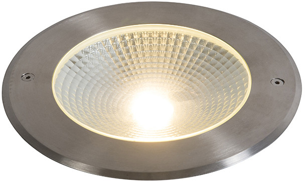 QAZQA Nowoczesne aluminium naziemne  w tym LED IP65 - Bridge