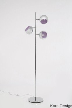 Kare Design SL Calotta Lampa Stojąca Stal Chromowana 150 cm - 69841