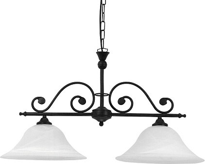 Rabalux Żyrandol klasyczna LISTWA wisząca LAMPA art deco DOROTHEA 7777 IP20 Czarny biały
