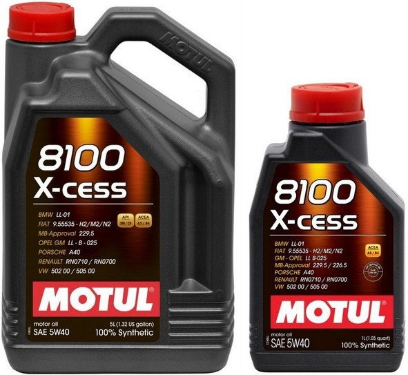 Motul 8100 X-CESS 5W-40 6L