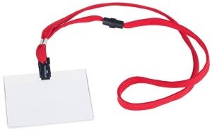 Durable Identyfikator 60x90 mm na taśmie tekstylnej 10