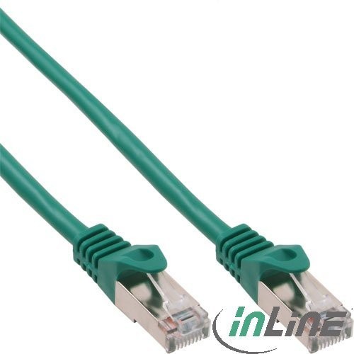 InLine Patchcord Cat.5e SF/UTP 10m zielony 72500G