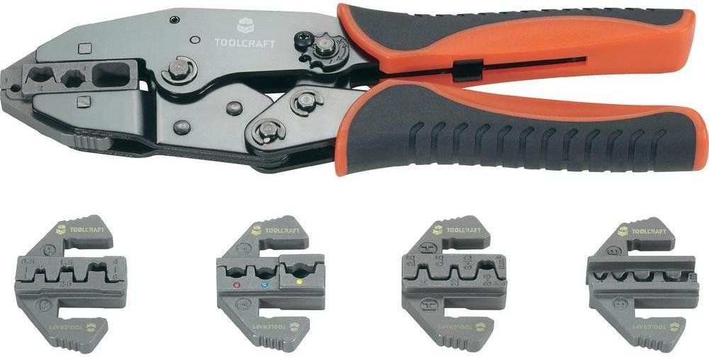 TOOLCRAFT Zaciskarka z zestawem matryc zaciskowych 6 szt. (430461)