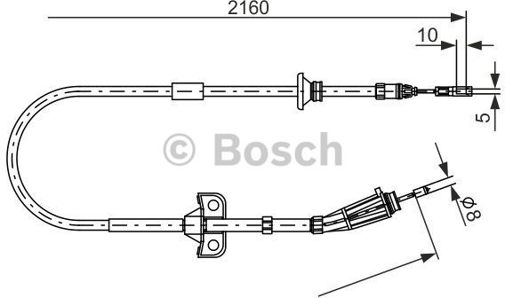 BOSCH Linka hamulcowa lewa, 1 987 482 284 - Bezpłatny zwrot do 30 dni, największy wybór produktów. 1987482284
