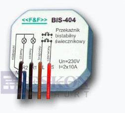 F&F PRZEKAŹNIK BISTABILNY BIS-404