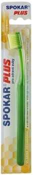 Spokar Plus szczoteczka do zębów soft Green Hexagonal Fibres
