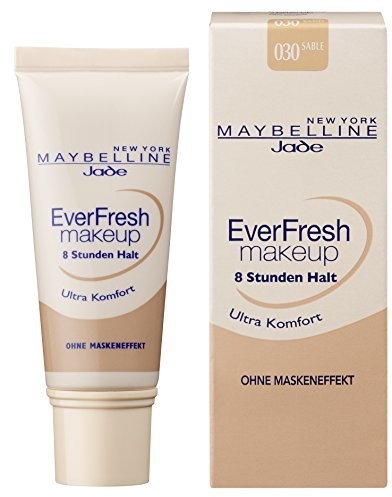 Maybelline New York Make-Up EVER Fresh/szminka w kolorze skóry z jednego miejsca, co zapewnia długotrwałą okładka o wysokim komforcie noszenia, 1 X 30 ML B00358