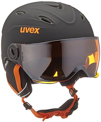 Uvex Junior Visor Pro kask narciarski, dziecięcy, czarny 5661912805